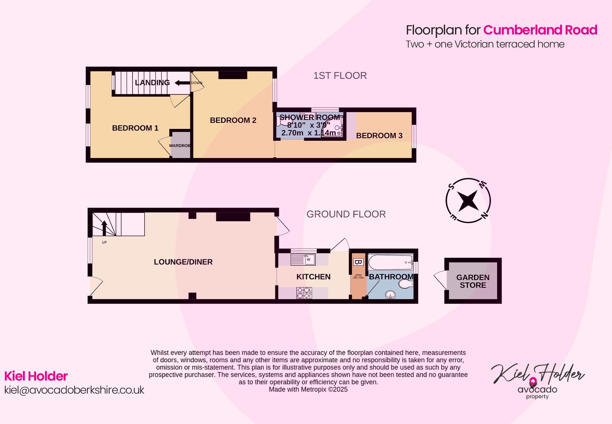 Cumberland Road, East Reading, Berkshire, RG1 floorplan