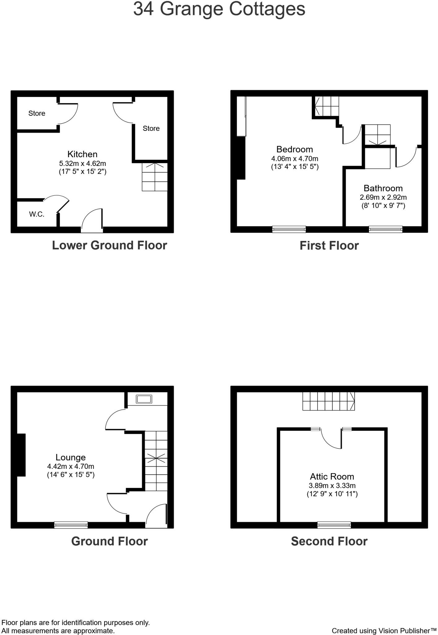 Grange Cottages, Marsden, Huddersfield, HD7 floorplan