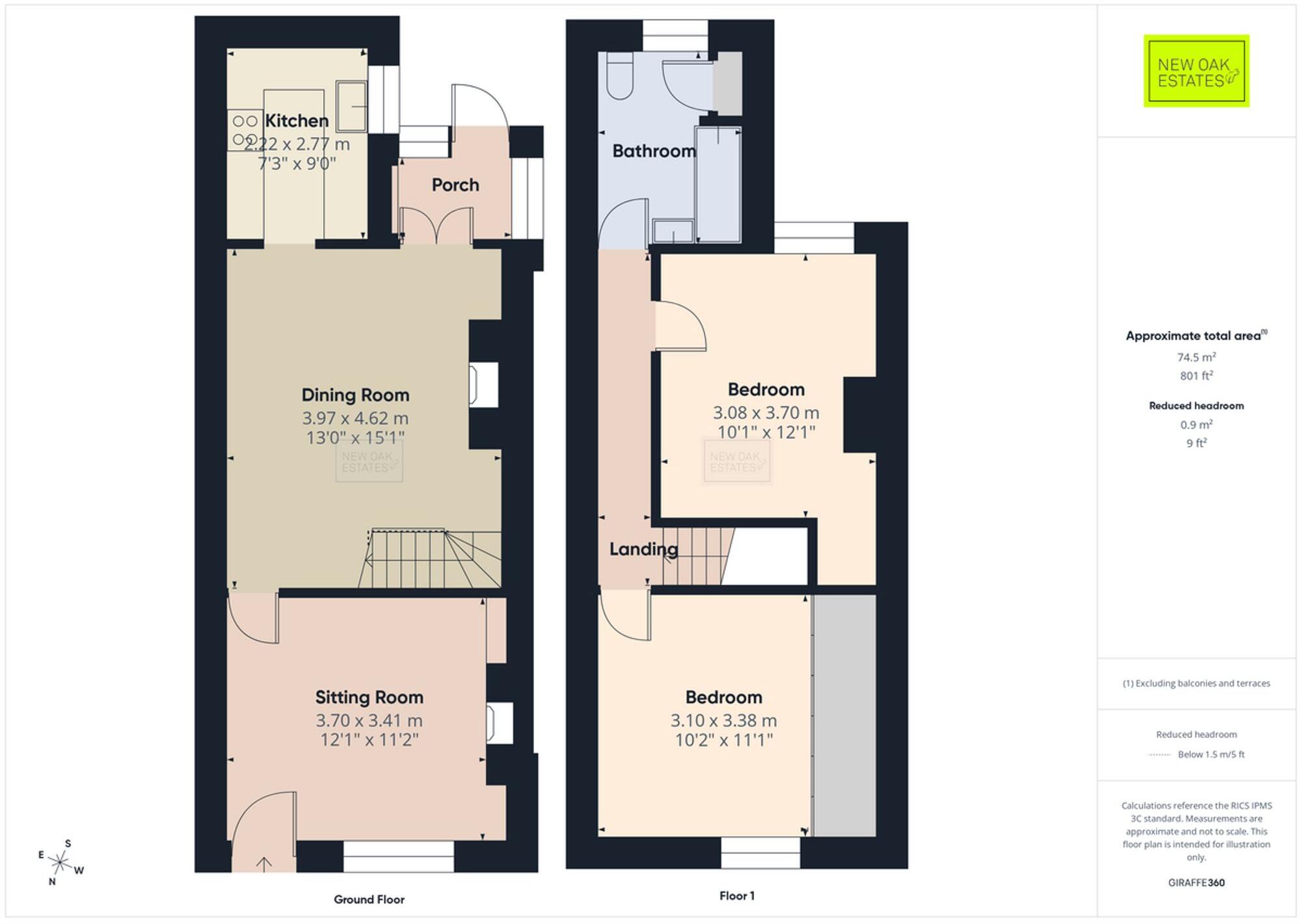 Berry Street, North Wingfield, S42 floorplan