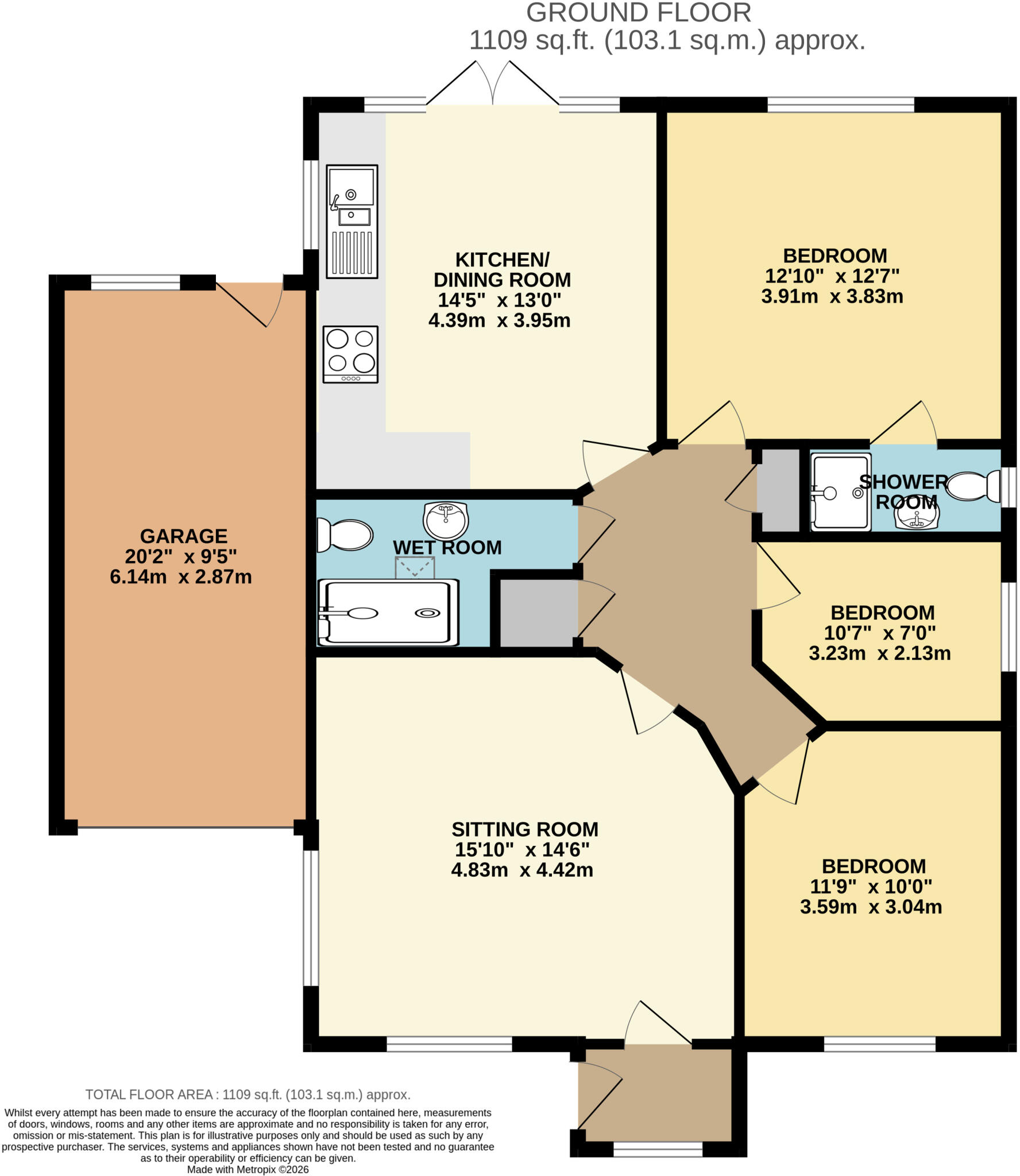 Marshalls Mead, Beaford, Winkleigh, Devon, EX19 floorplan