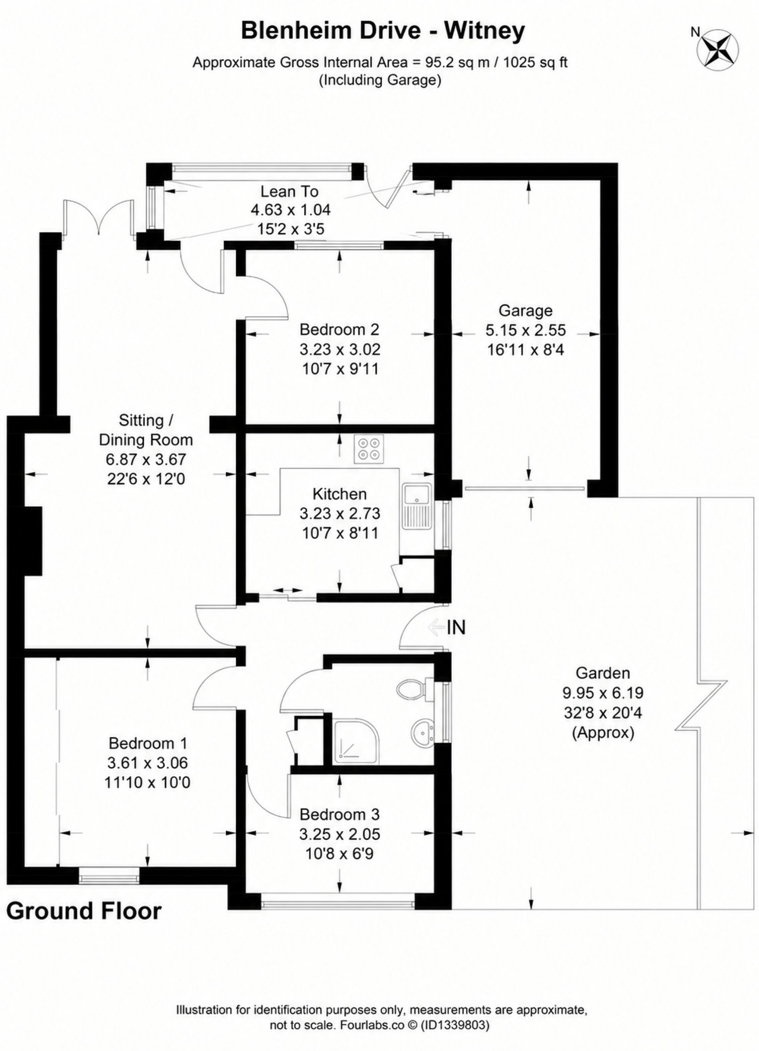 Blenheim Drive, Witney, OX28 floorplan