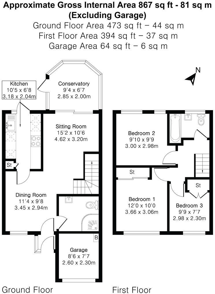 Long Horse Croft, Saffron Walden floorplan