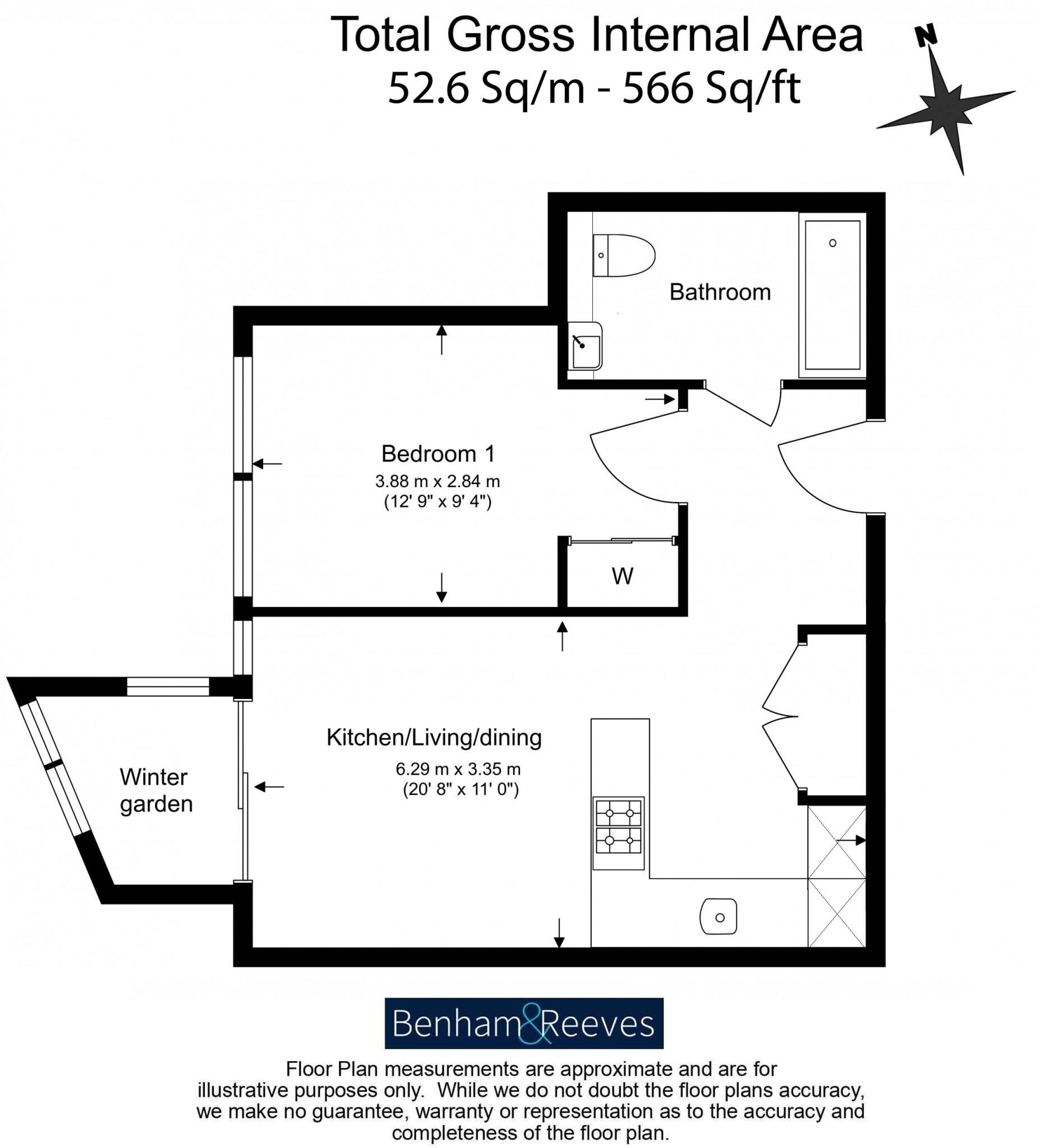 Bondway, London, SW8 floorplan