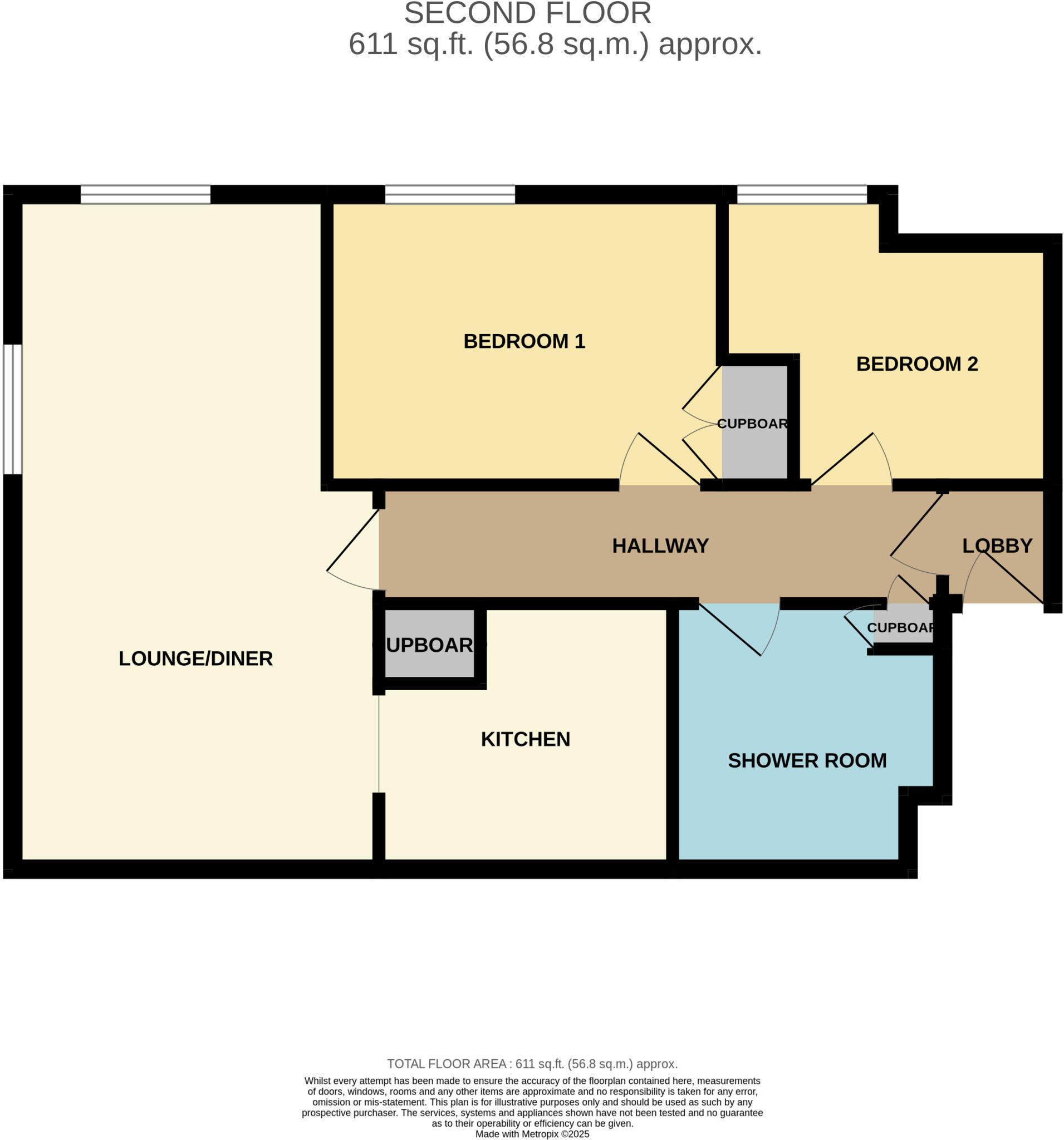 Connaught Gardens East, Clacton-on-Sea, Essex floorplan
