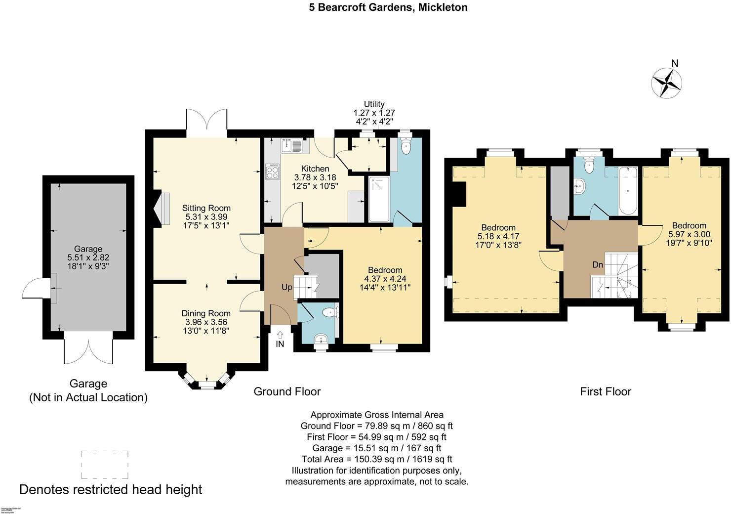 Bearcroft Gardens, Mickleton floorplan
