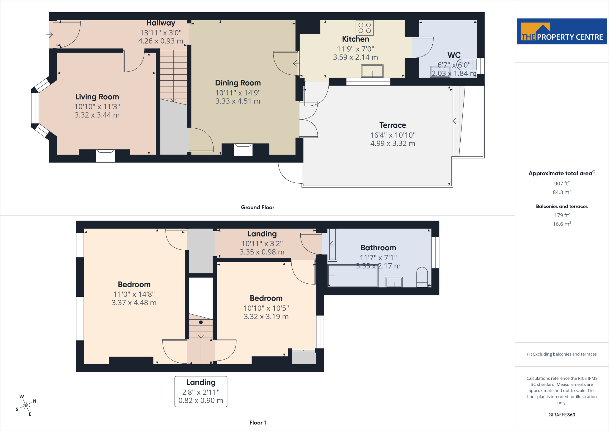 Tunnel Hill, Worcester, Worcestershire, WR3 floorplan