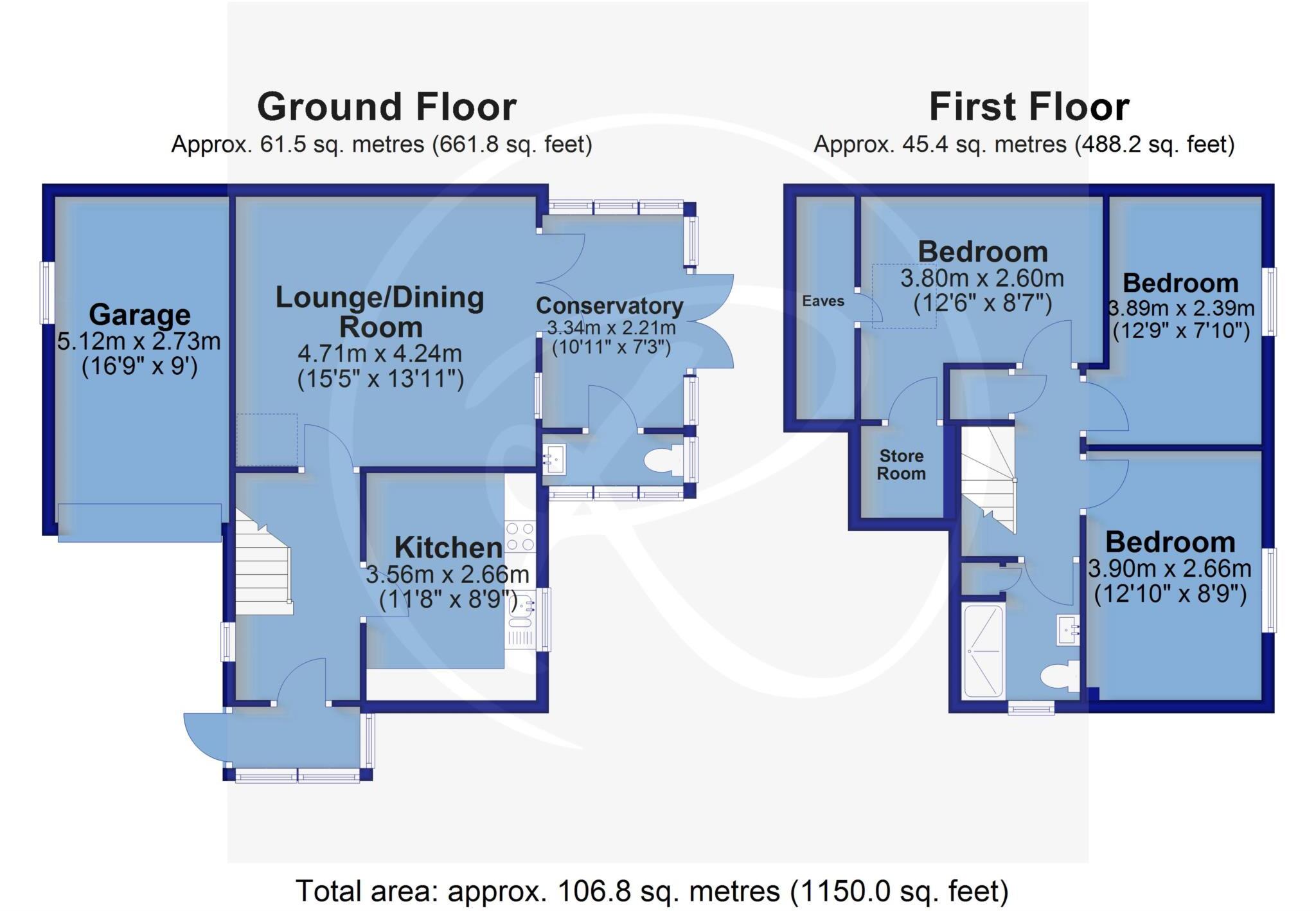 8, Riverside Close floorplan