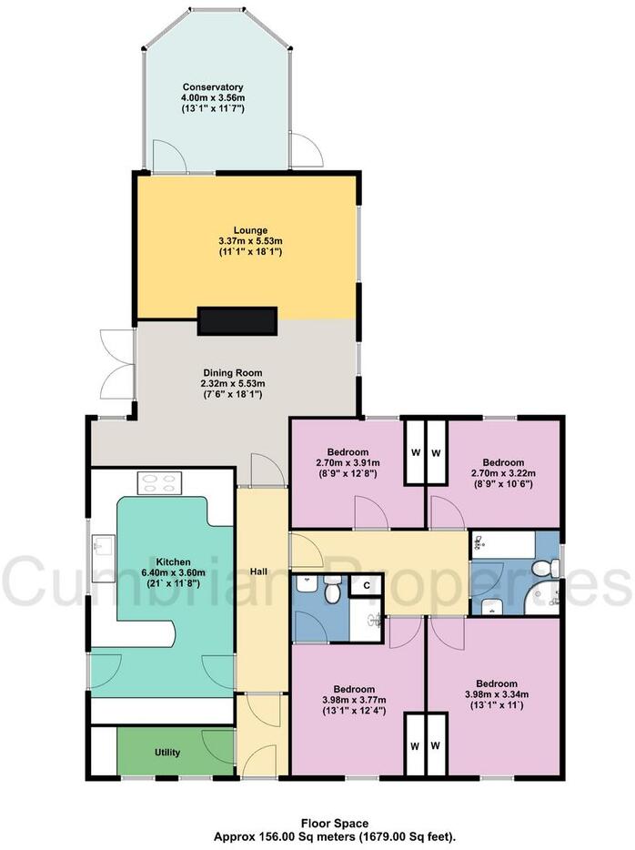 Millbeck, Morton Park, Carlisle, CA2 floorplan