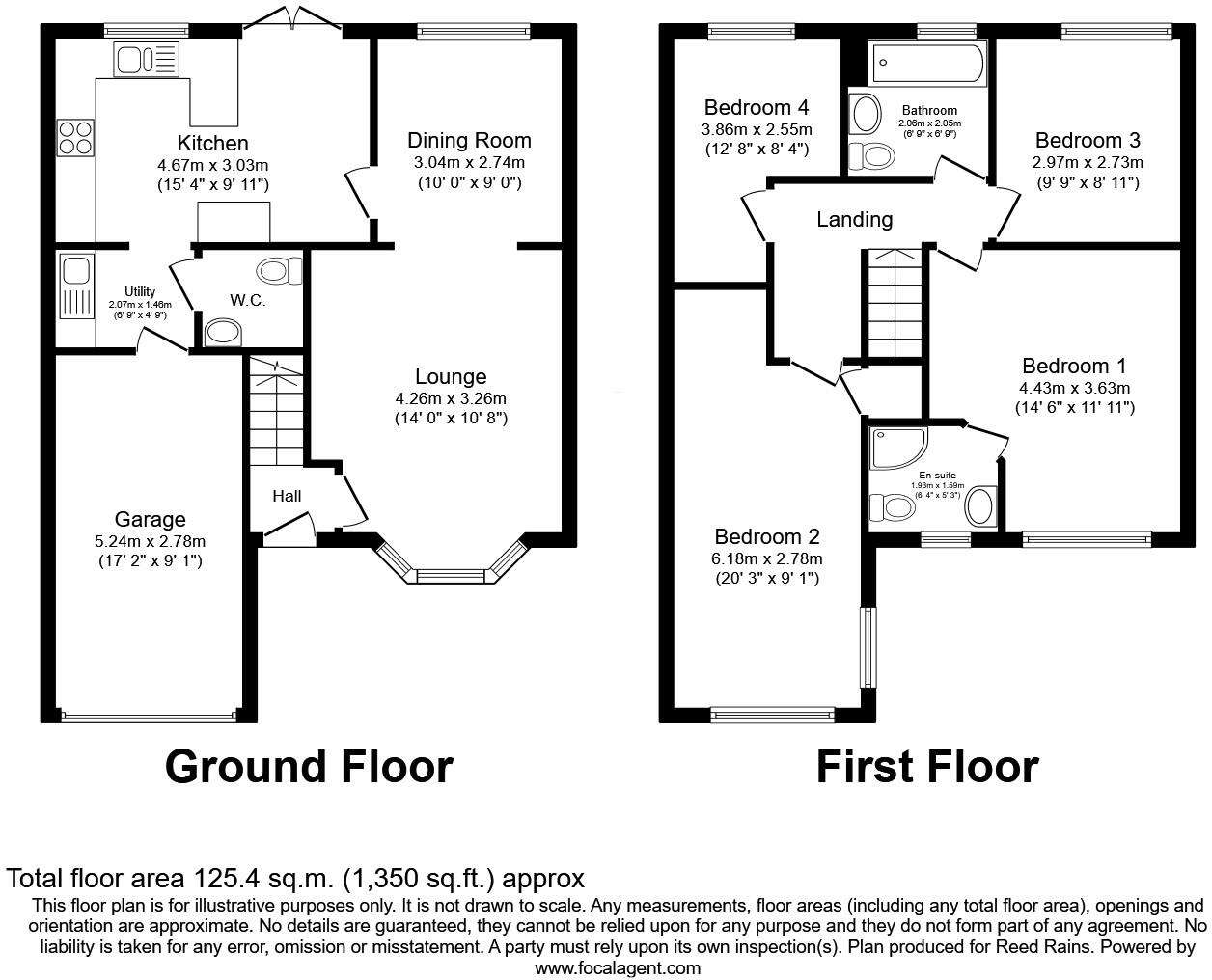 Linden Close, Clifton, Preston, Lancashire, PR4 floorplan