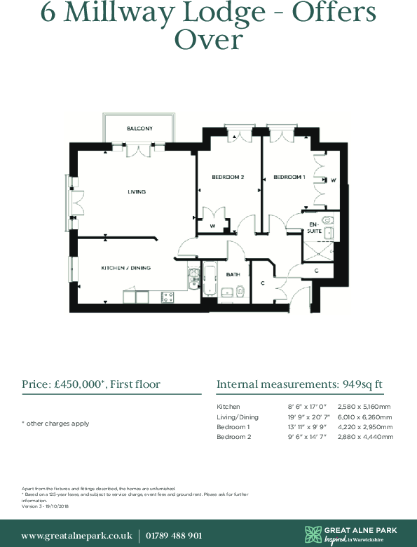 Millway Lodge, Great Alne Park, Woodland Drive, Alcester, Warwickshire, B49 floorplan