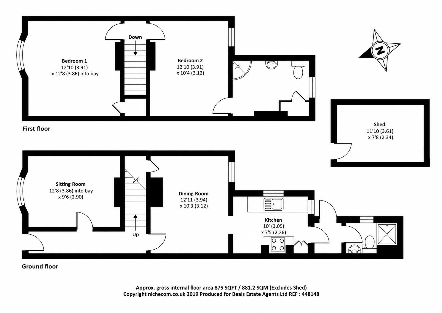 Carlyle Road, Gosport, Hampshire, PO12 floorplan
