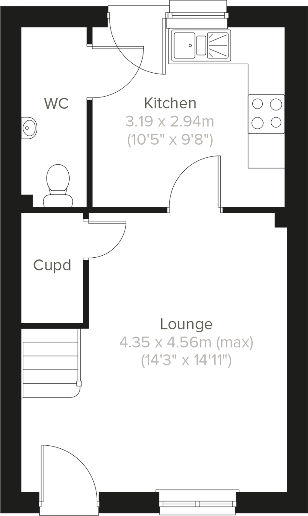 The Wisp,
Edinburgh,
EH16 4SG floorplan