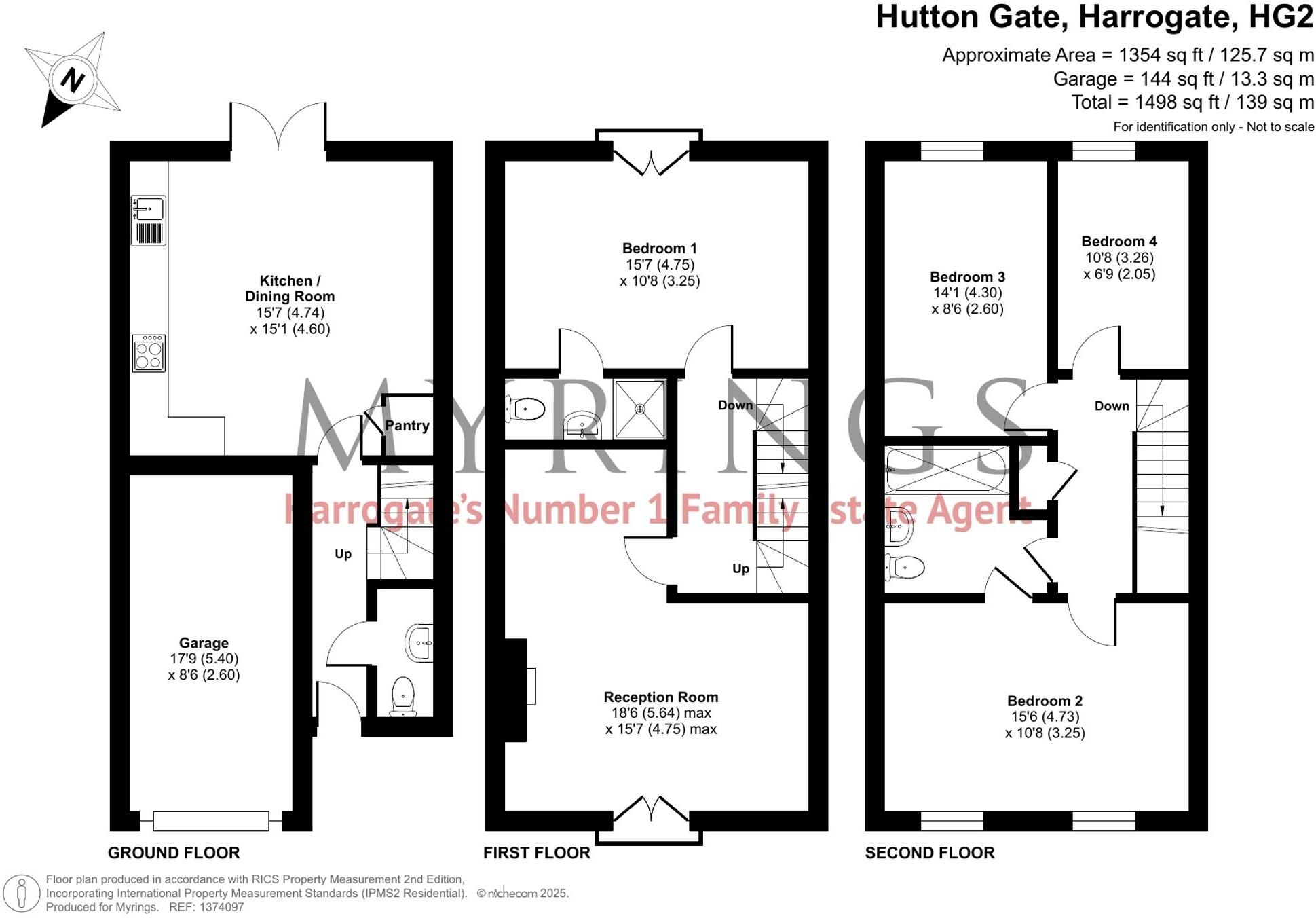 Hutton Gate, Harrogate, HG2 floorplan