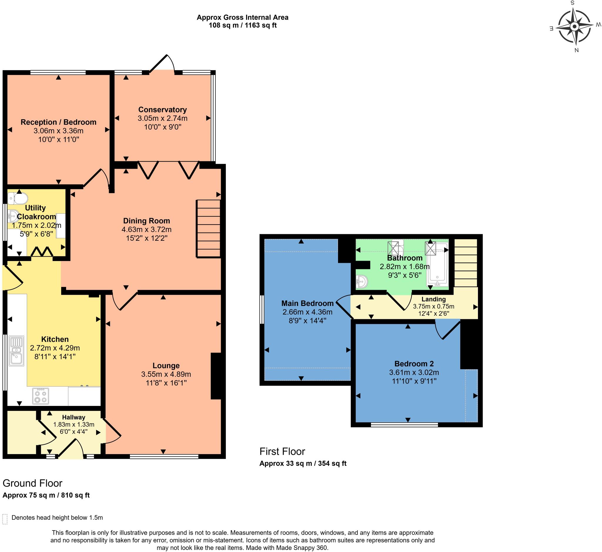Ivy Close, Stoke Golding  floorplan