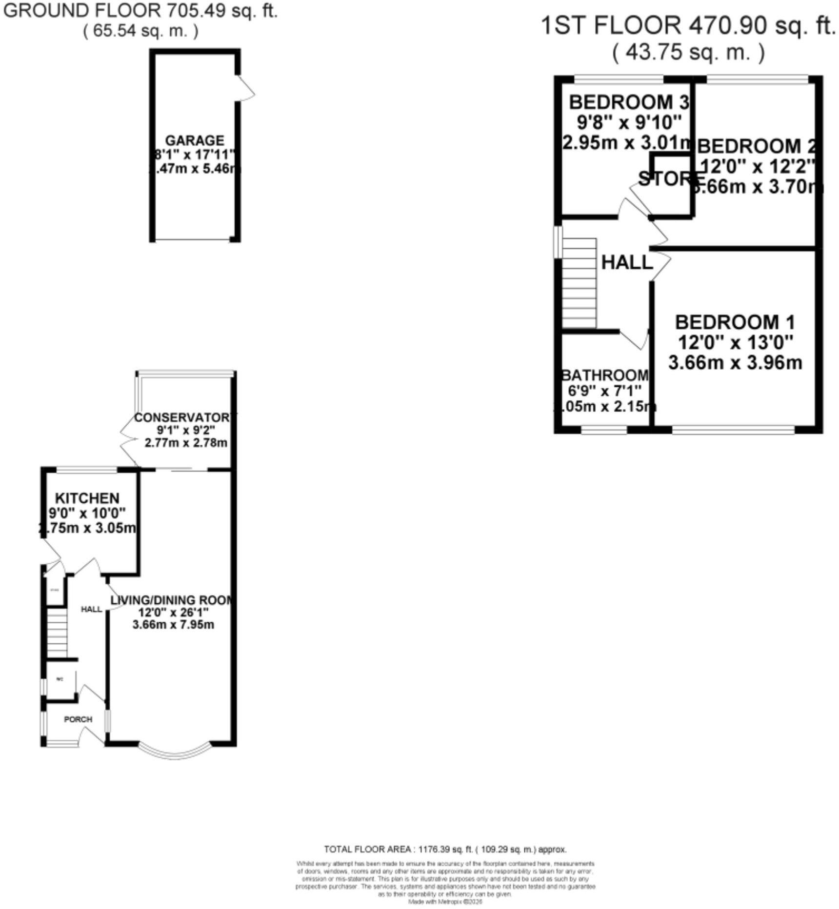 Meaford Road, Barlaston, ST12 floorplan