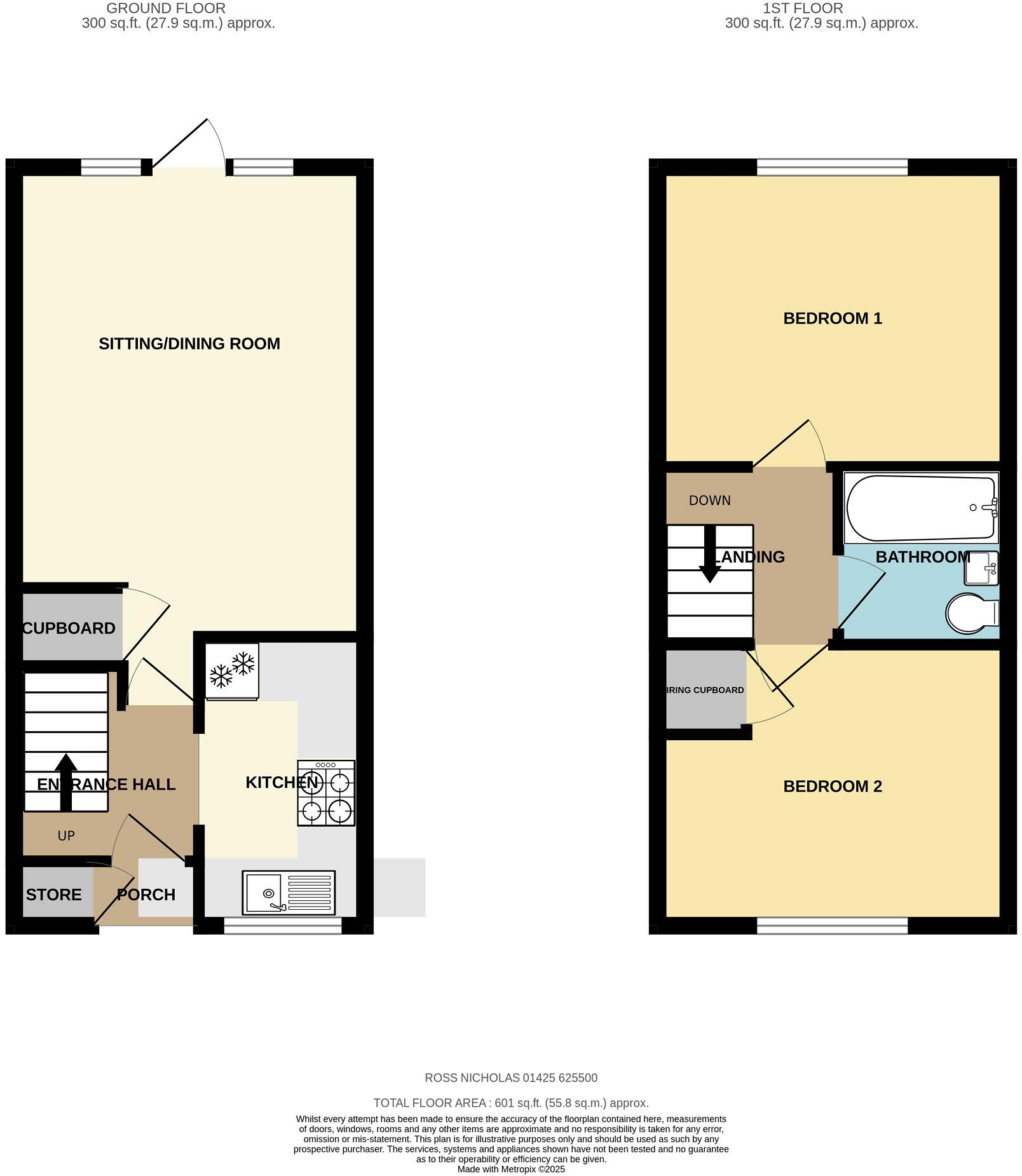 The Hyde, New Milton, Hampshire. BH25 5GA floorplan