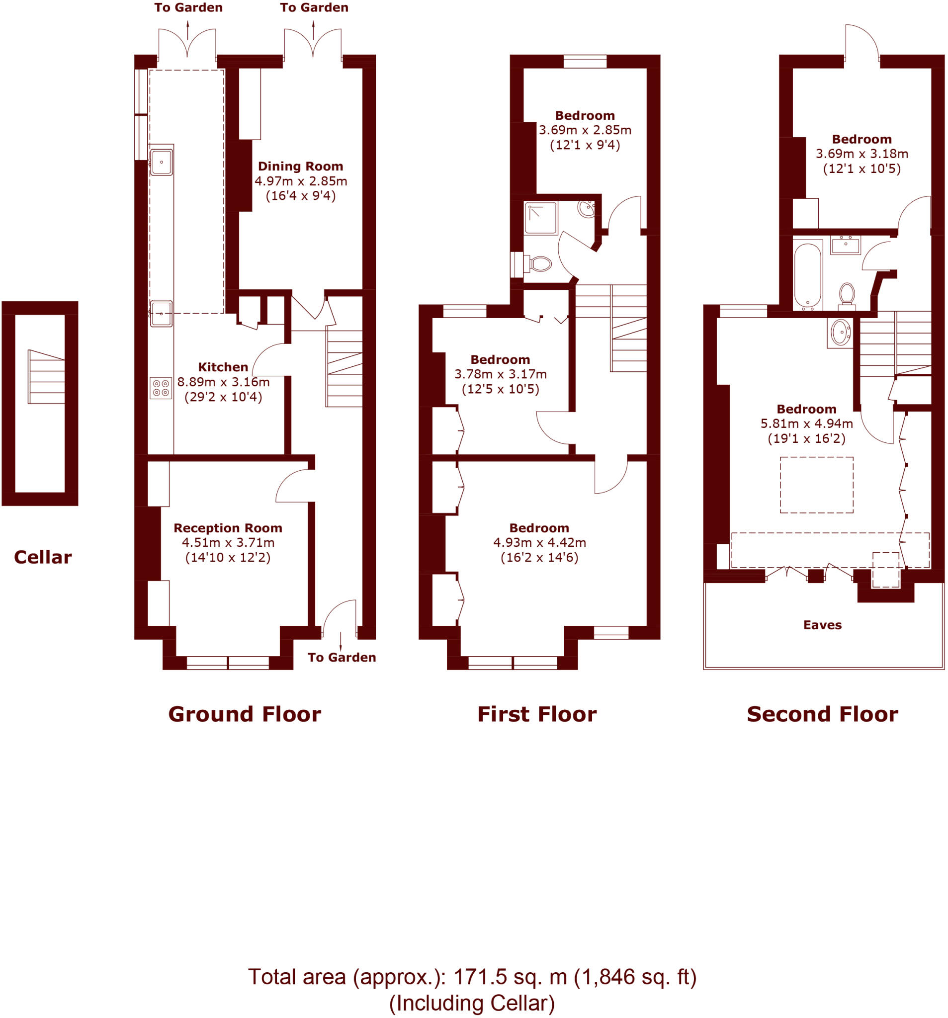 Gaskarth Road, Balham floorplan