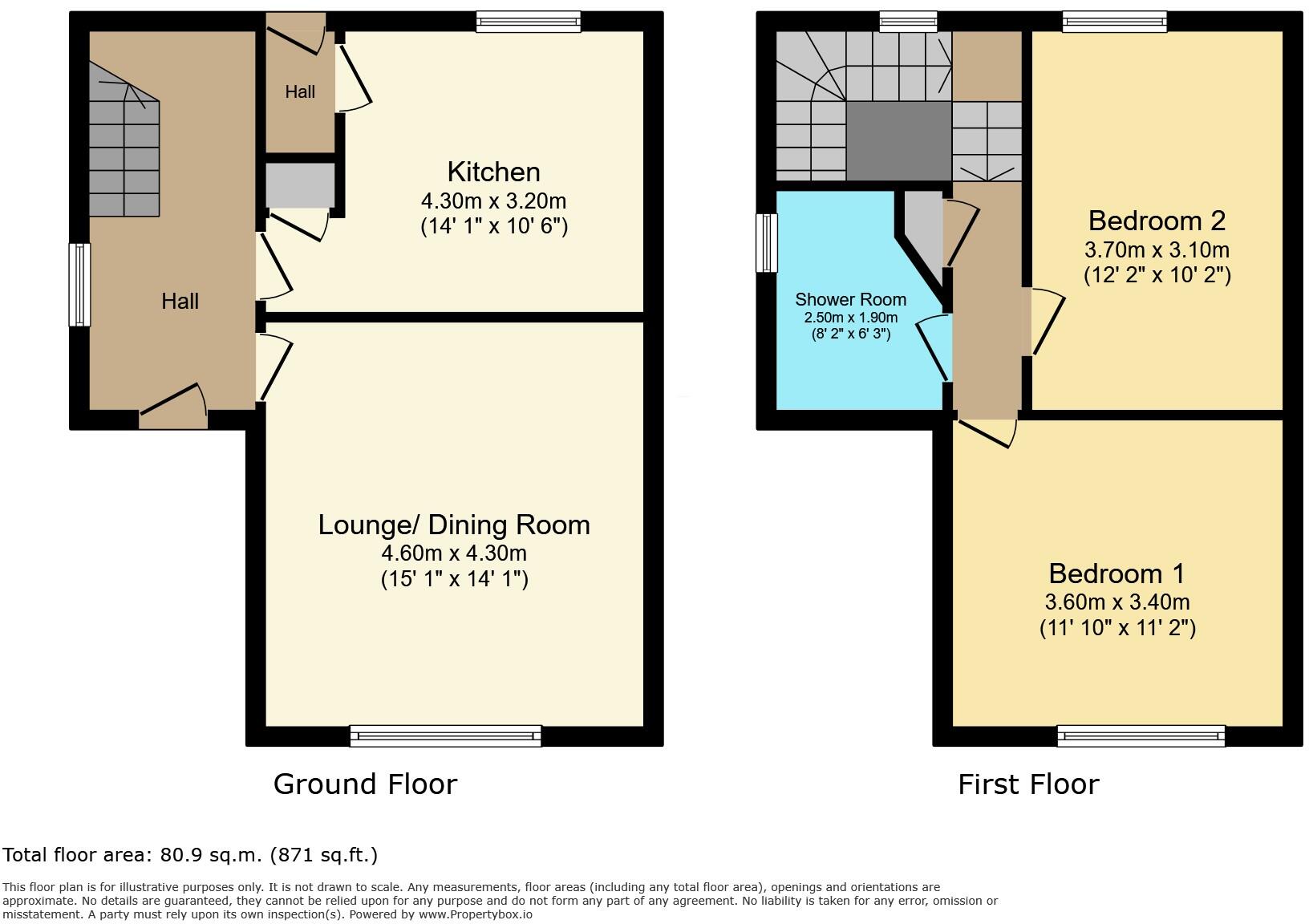 7 Wilson Avenue, Camelon, Falkirk FK1 4LH floorplan