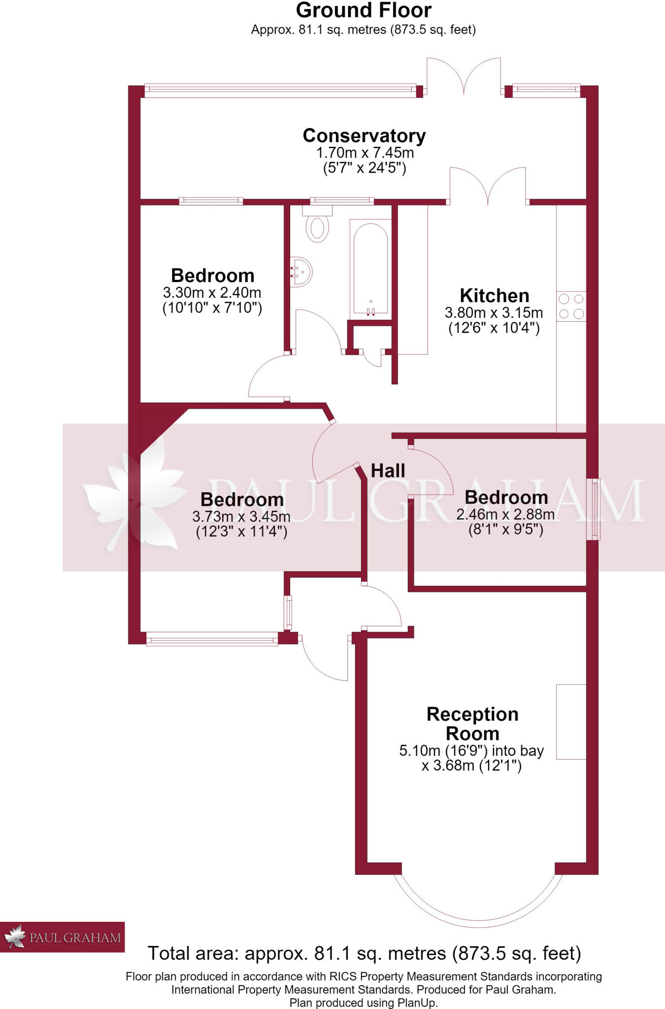 Plough Lane, Wallington floorplan