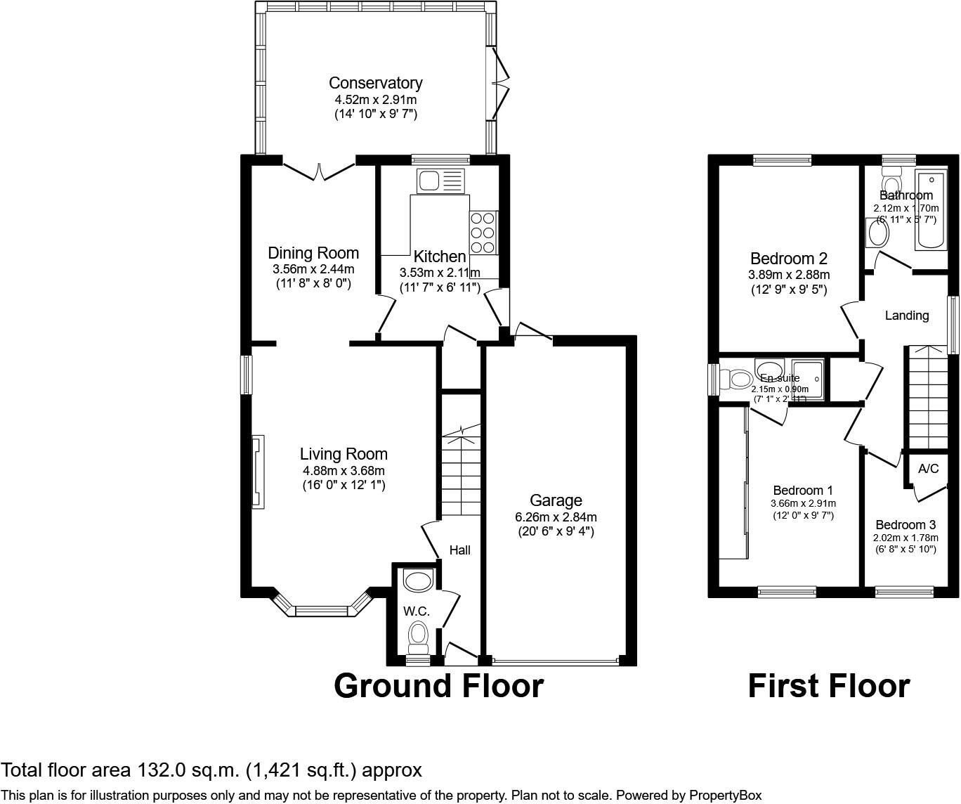 Firbank, Elton, CH2 floorplan