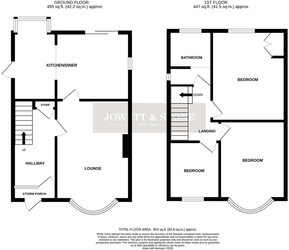 Queens Road, Blaby, Leicester, LE8 floorplan