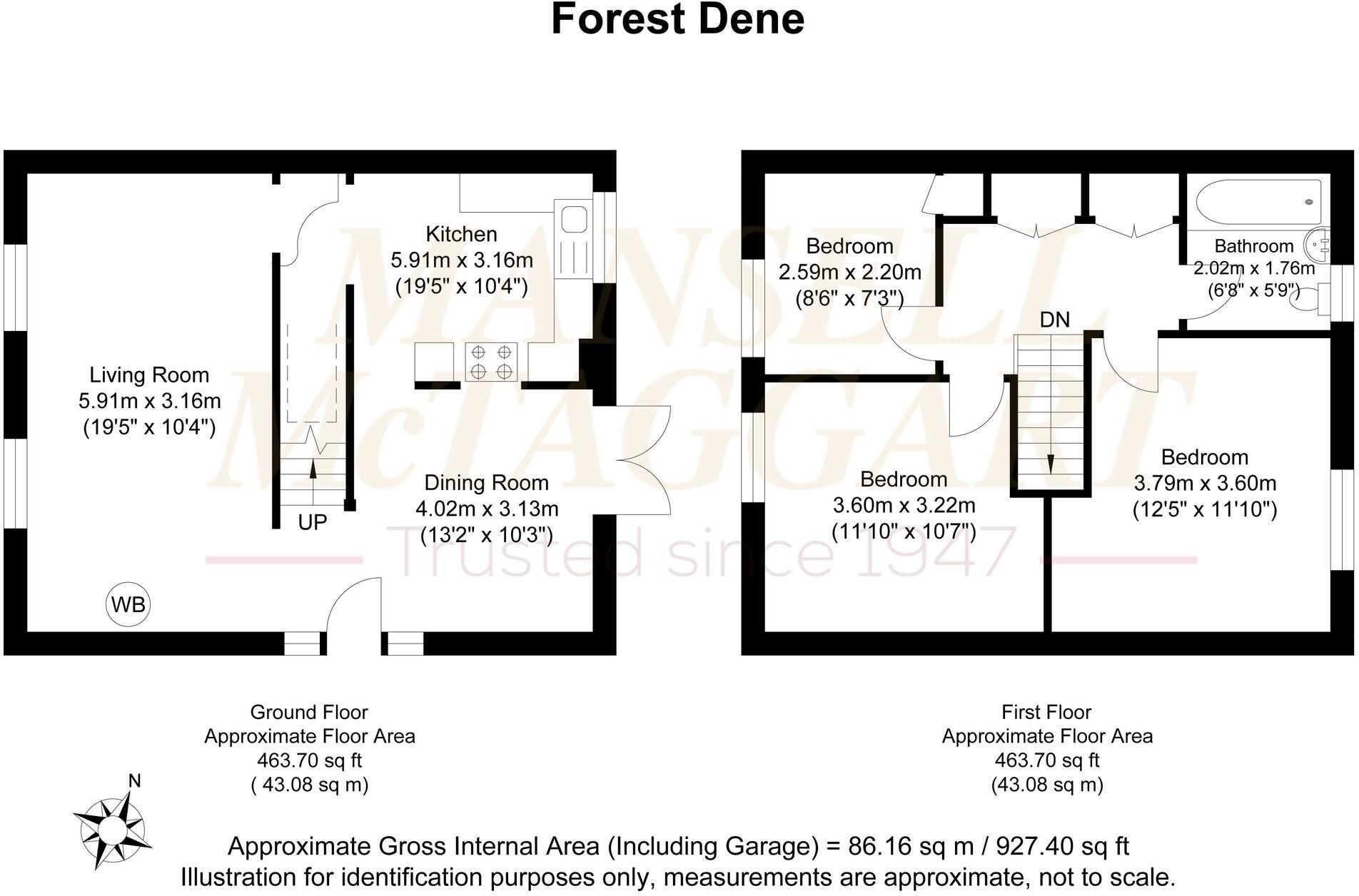 Forest Dene, Crowborough, TN6 floorplan