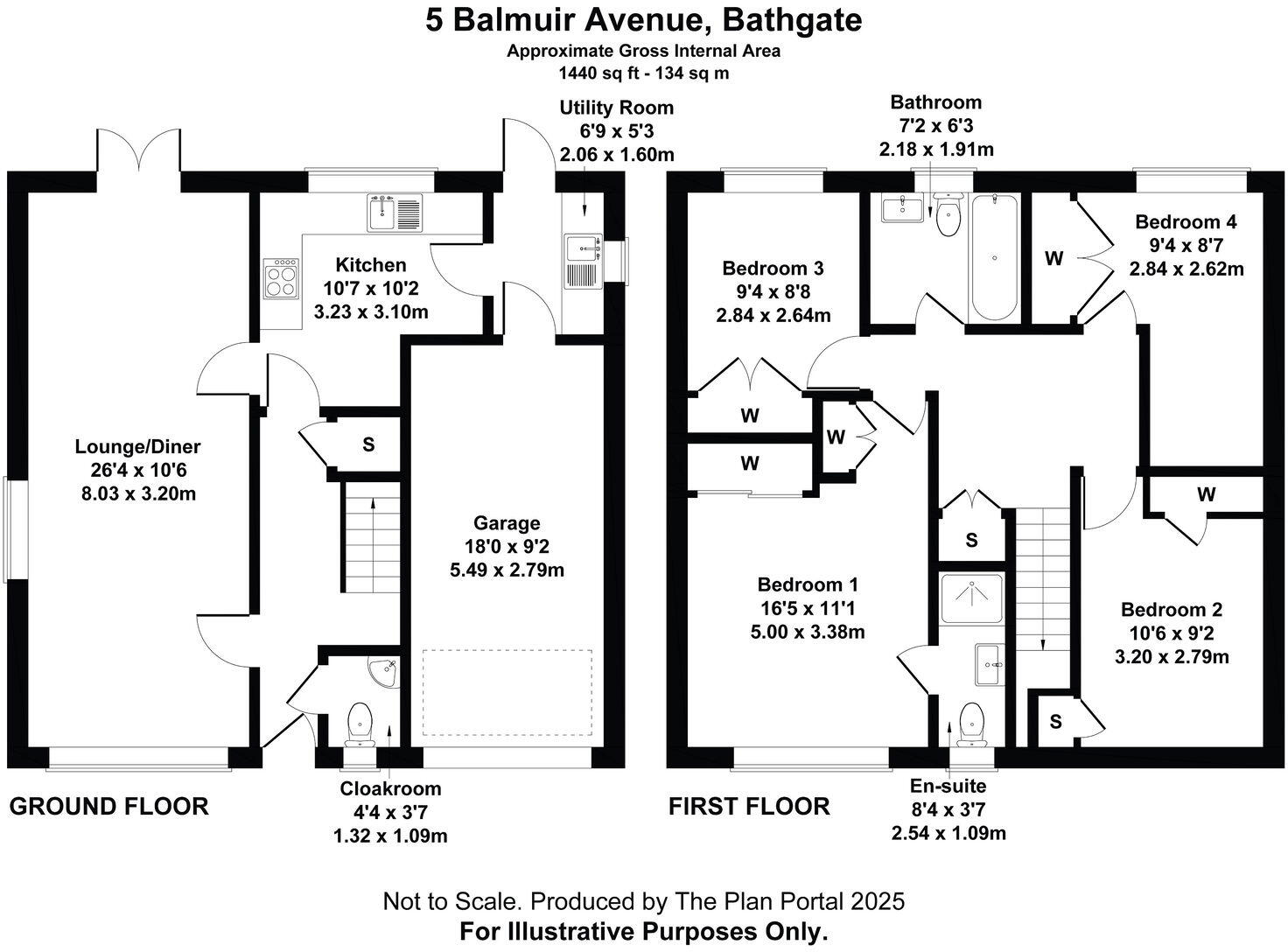 Balmuir Avenue, Bathgate, West Lothian, EH48 4BW floorplan
