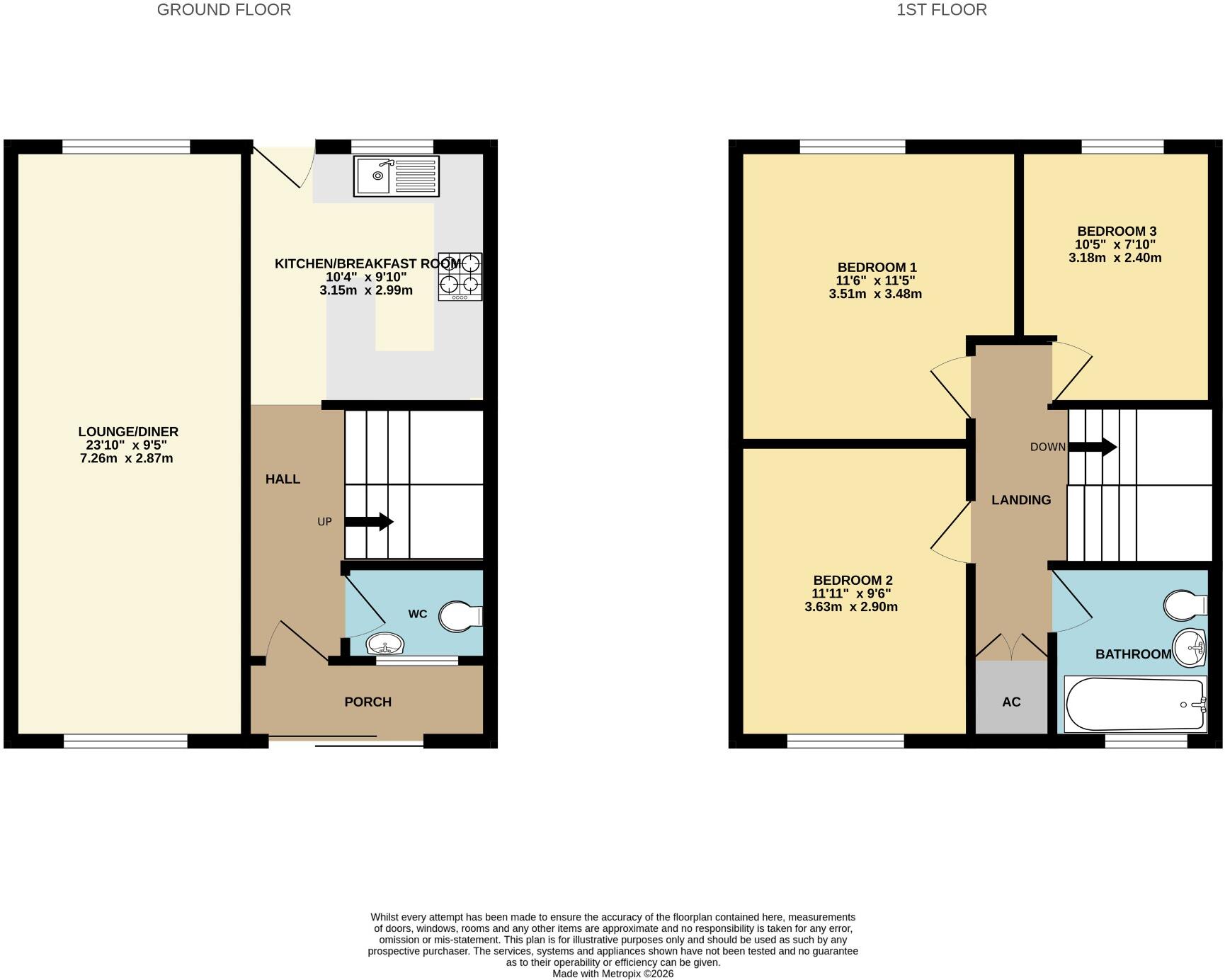 Stubbs Road, Sholing floorplan