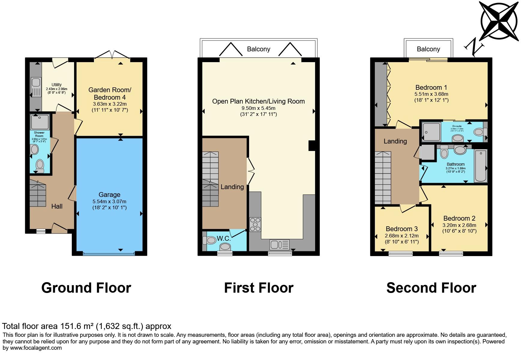 Marina Court, Burton Waters, LN1 floorplan