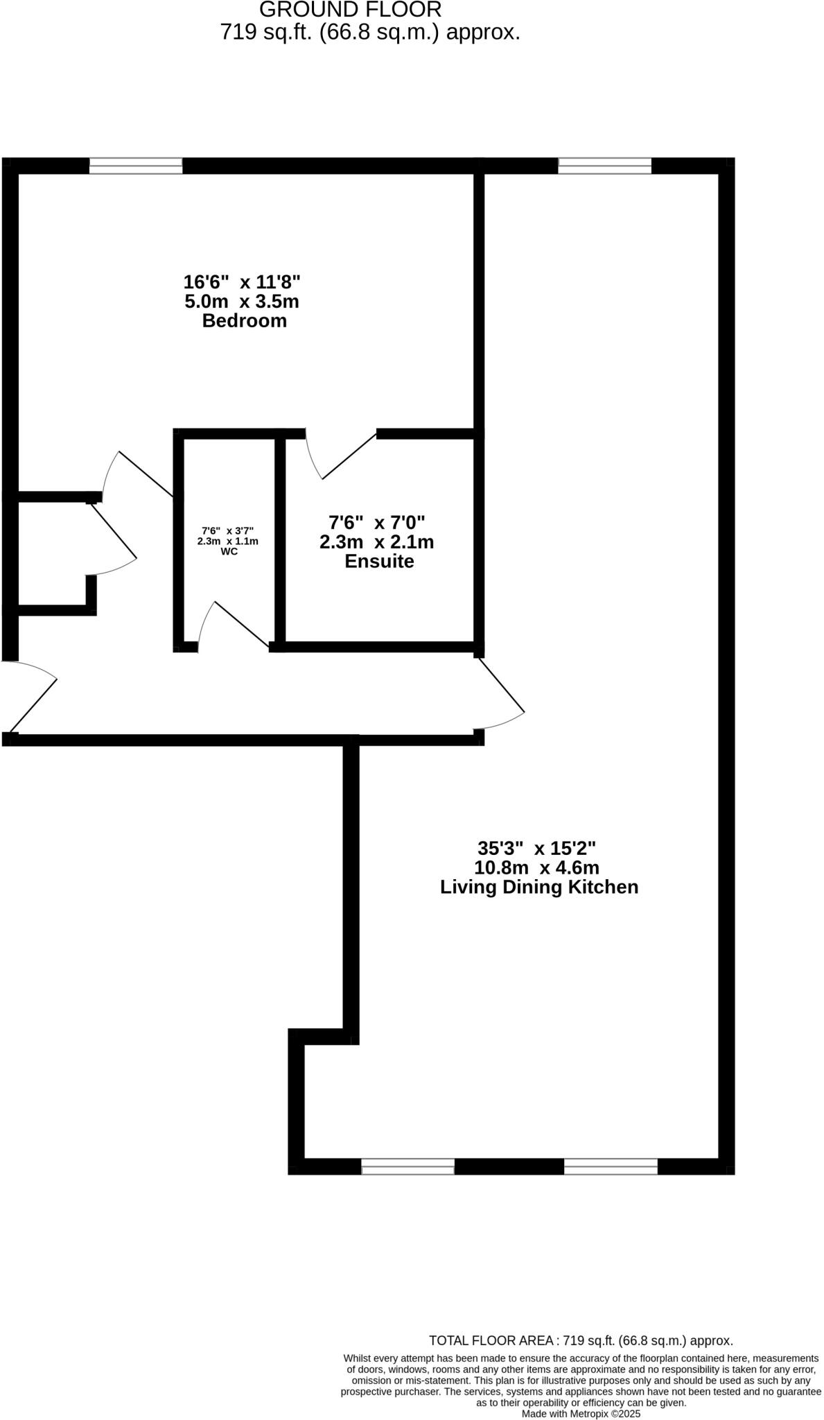 Lower Mill Lane, Holmfirth, HD9 floorplan