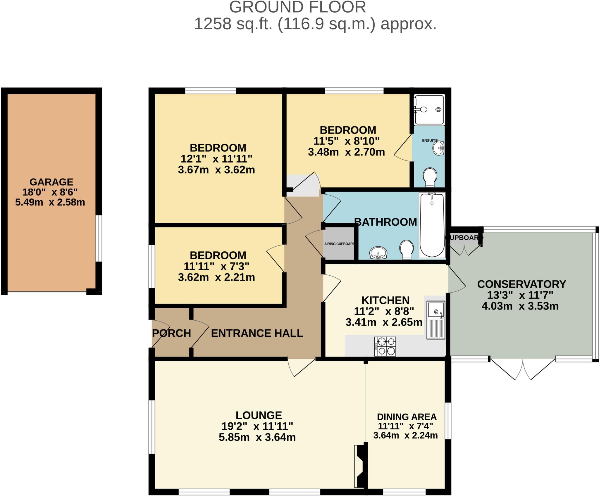 Greenway Road, Cinderford floorplan