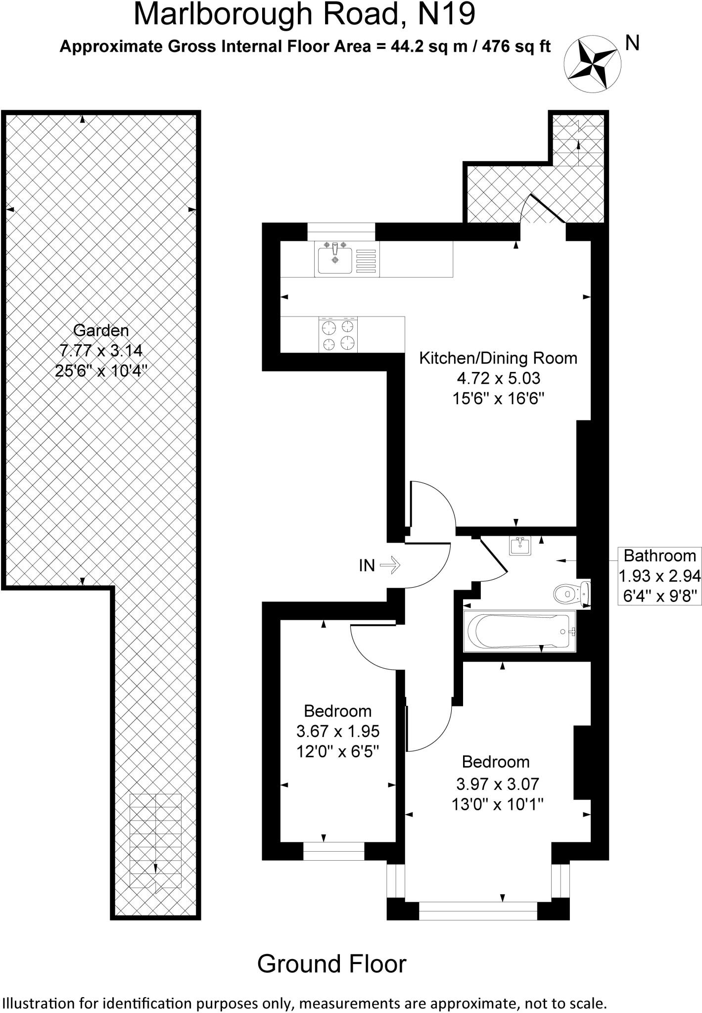 Marlborough Road, Archway floorplan