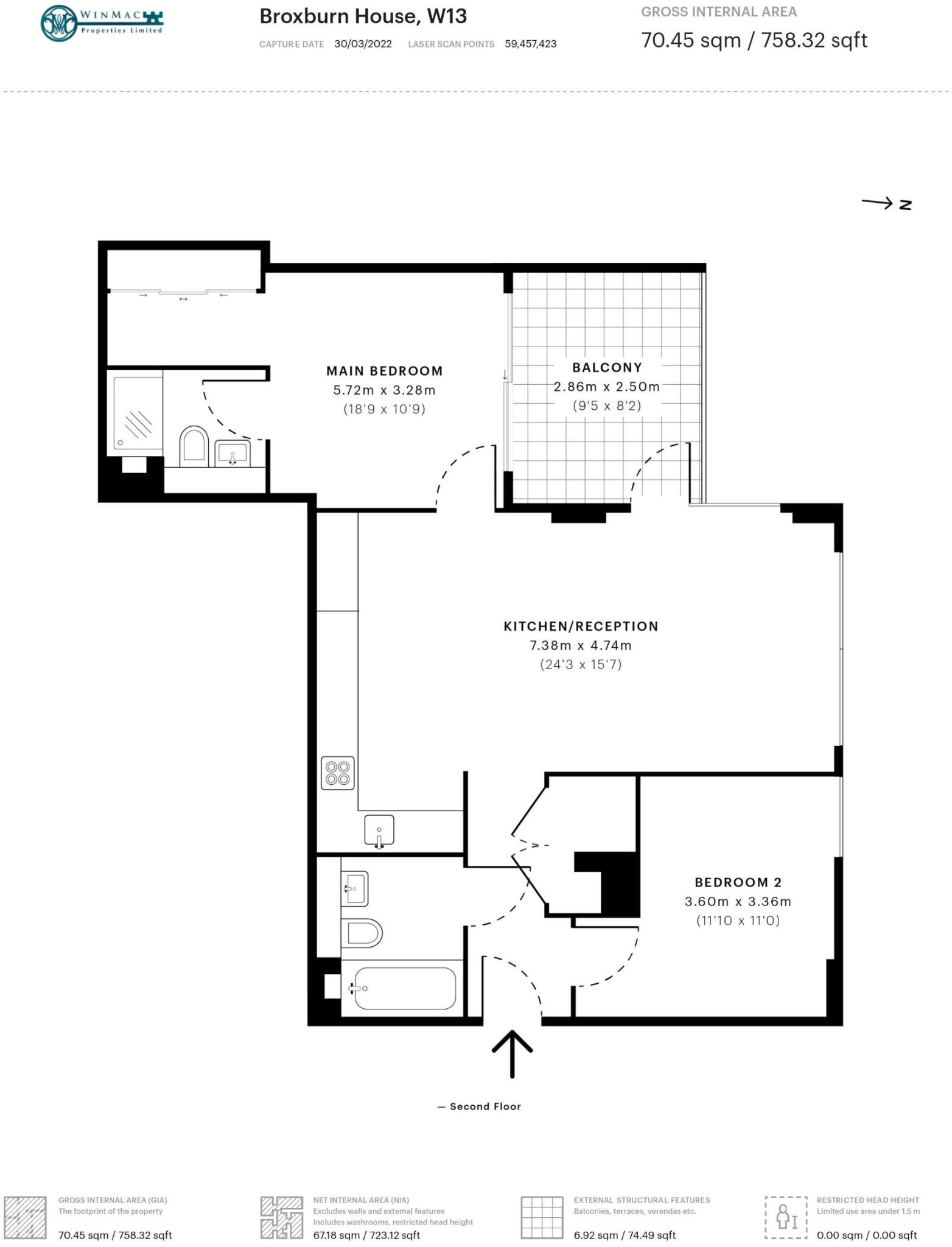 Broxburn House, 127 West Ealing floorplan