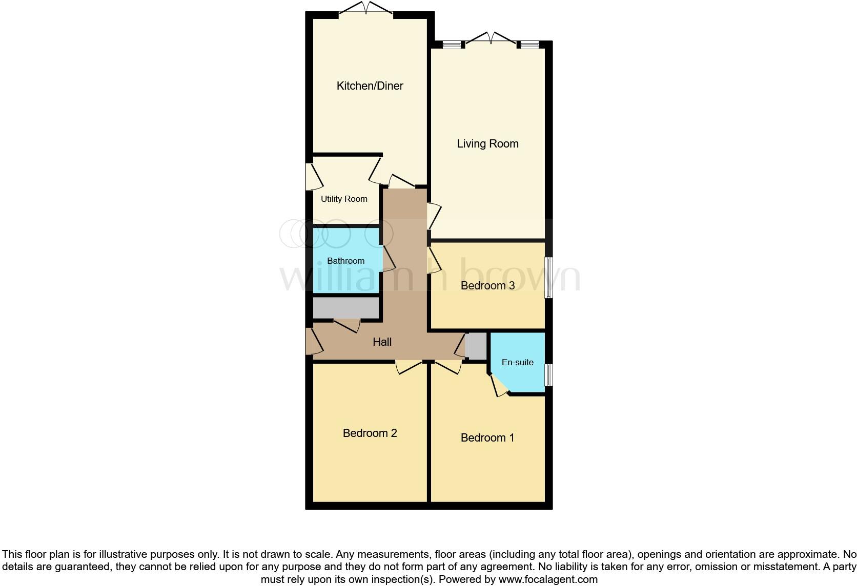 Rowland Gardens, Sudbury floorplan