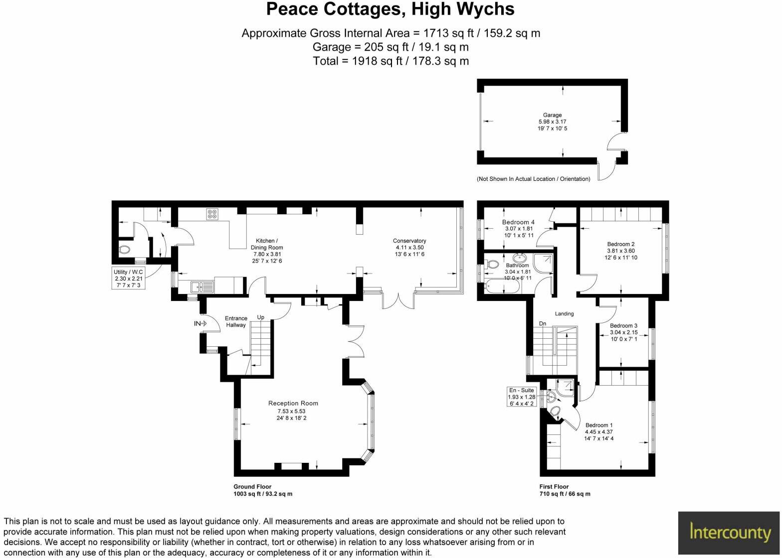 High Wych, Sawbridgeworth, Hertfordshire, CM21 floorplan
