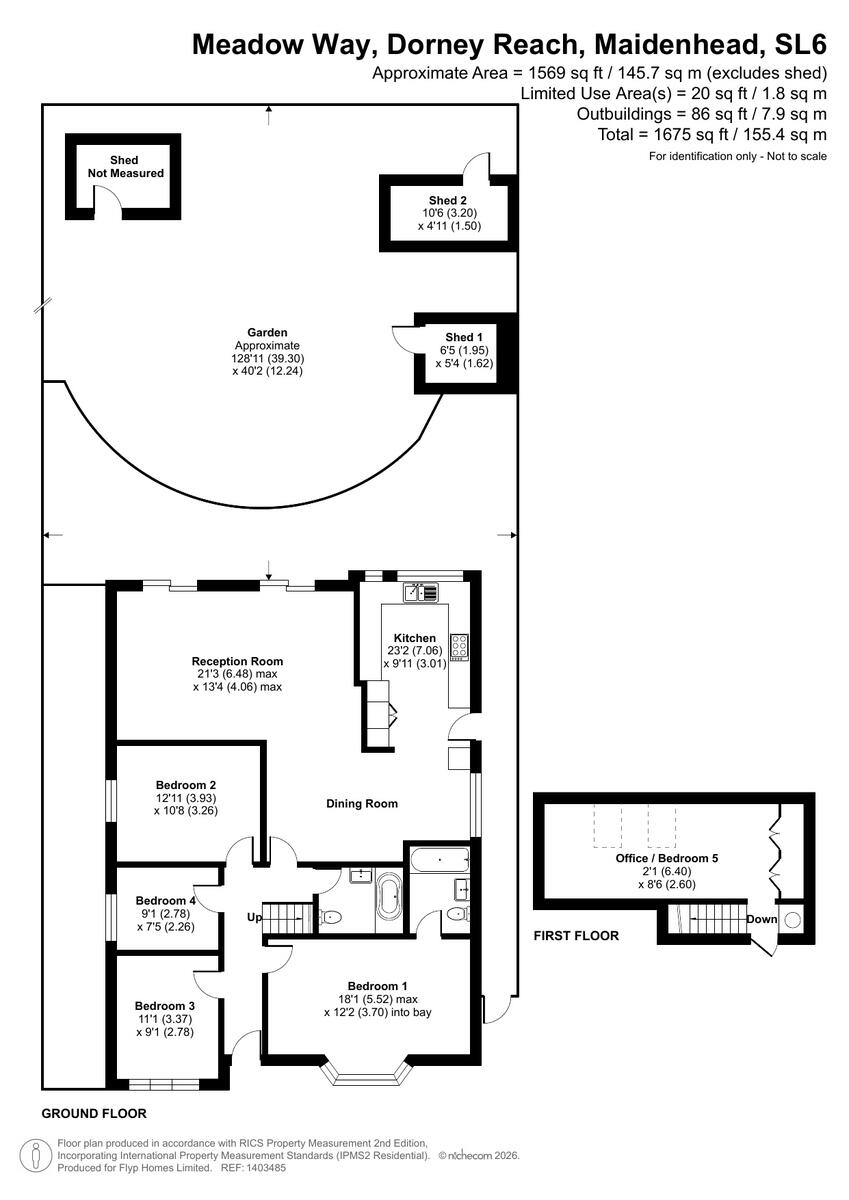 Meadow Way, Maidenhead floorplan