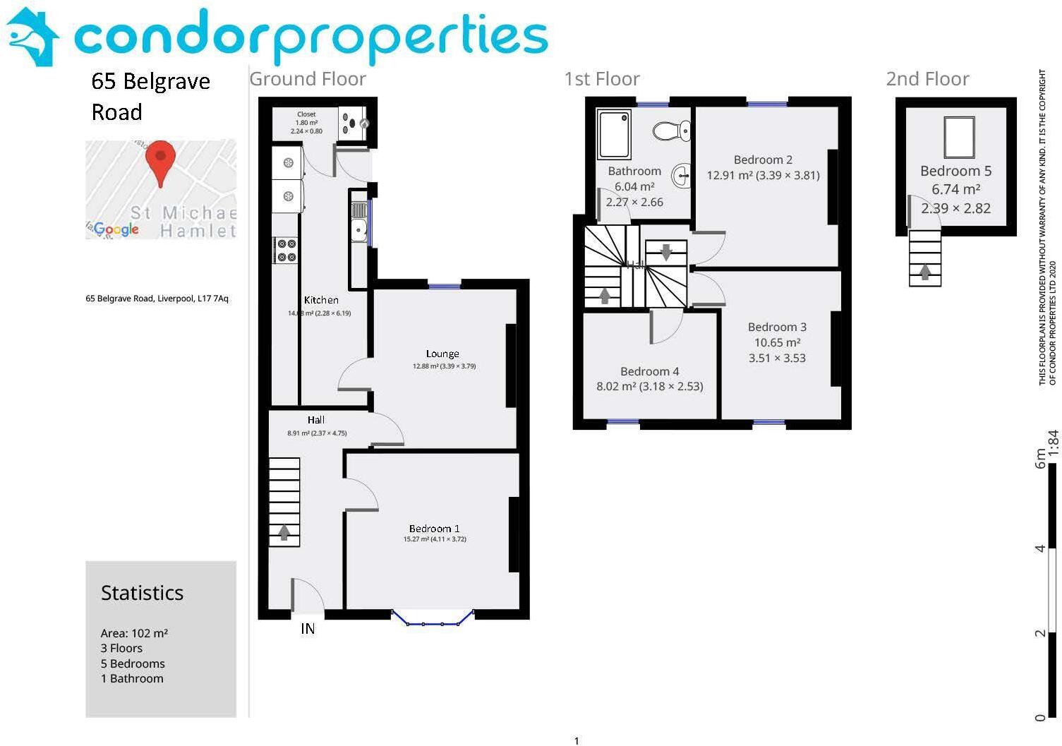 Belgrave Road, Liverpool floorplan