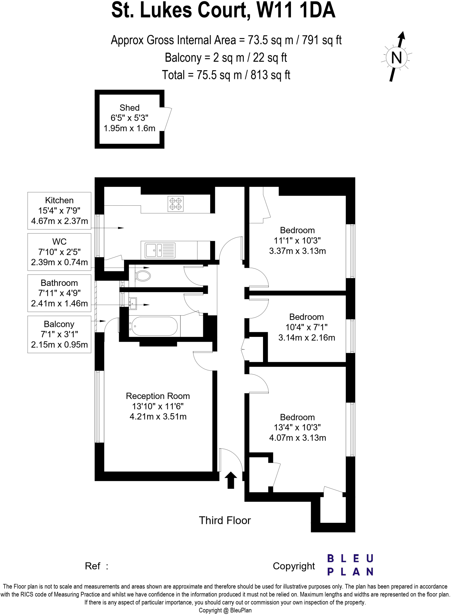 St. Lukes Road, Notting Hill, W11 floorplan