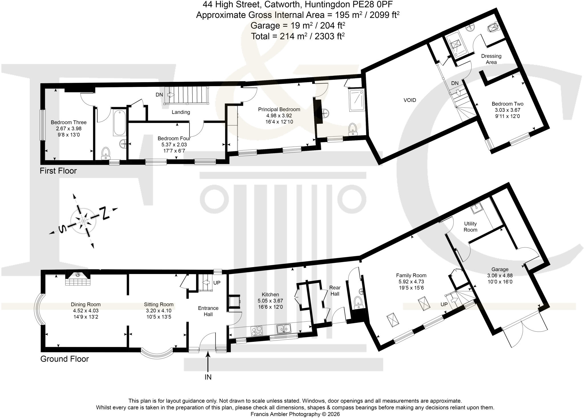 High Street, Catworth, Huntingdon, Cambridgeshire, PE28 floorplan