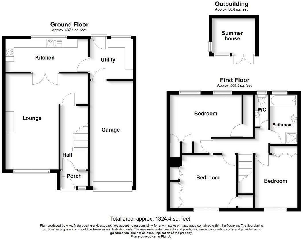 Thornfield Avenue, Leek floorplan