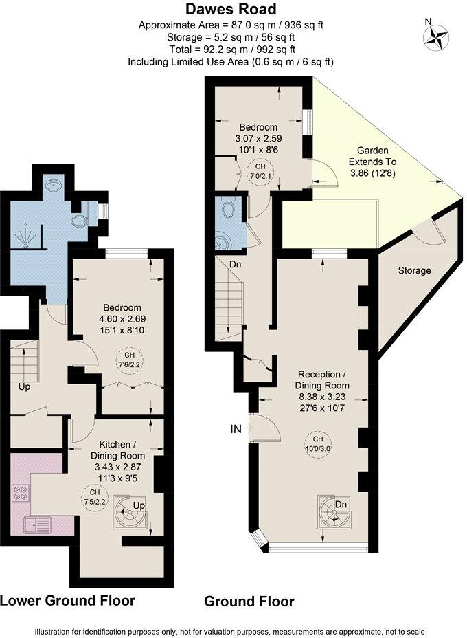 Dawes Road, London, SW6 floorplan