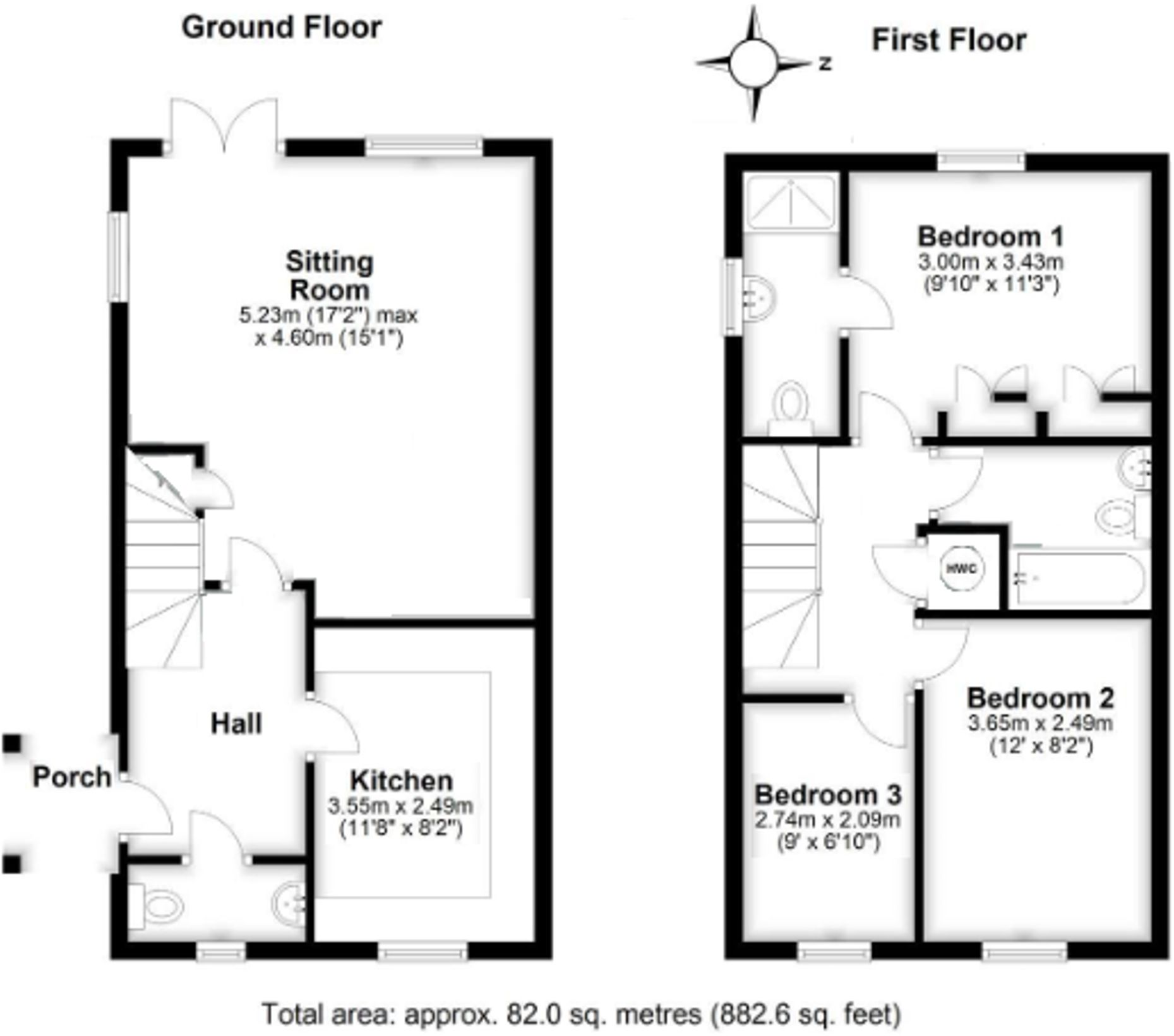 Saunders Avenue, Bishopdown, SP1 floorplan