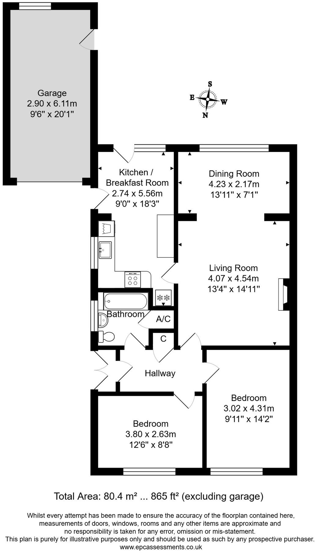 Laburnum Drive, Melksham, Wiltshire floorplan
