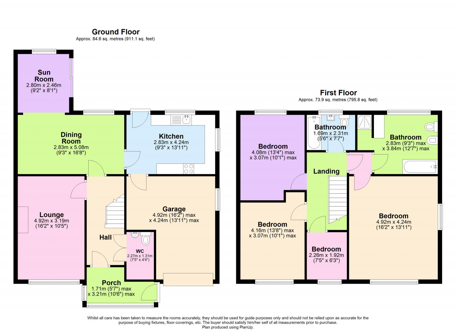 Bowland Close, Ashton-under-Lyne, OL6 8XD floorplan