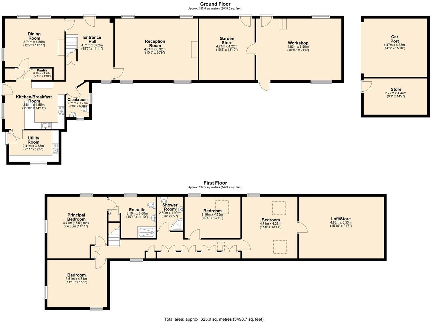 Main Road, Nether Padley, Grindleford, Hope Valley floorplan