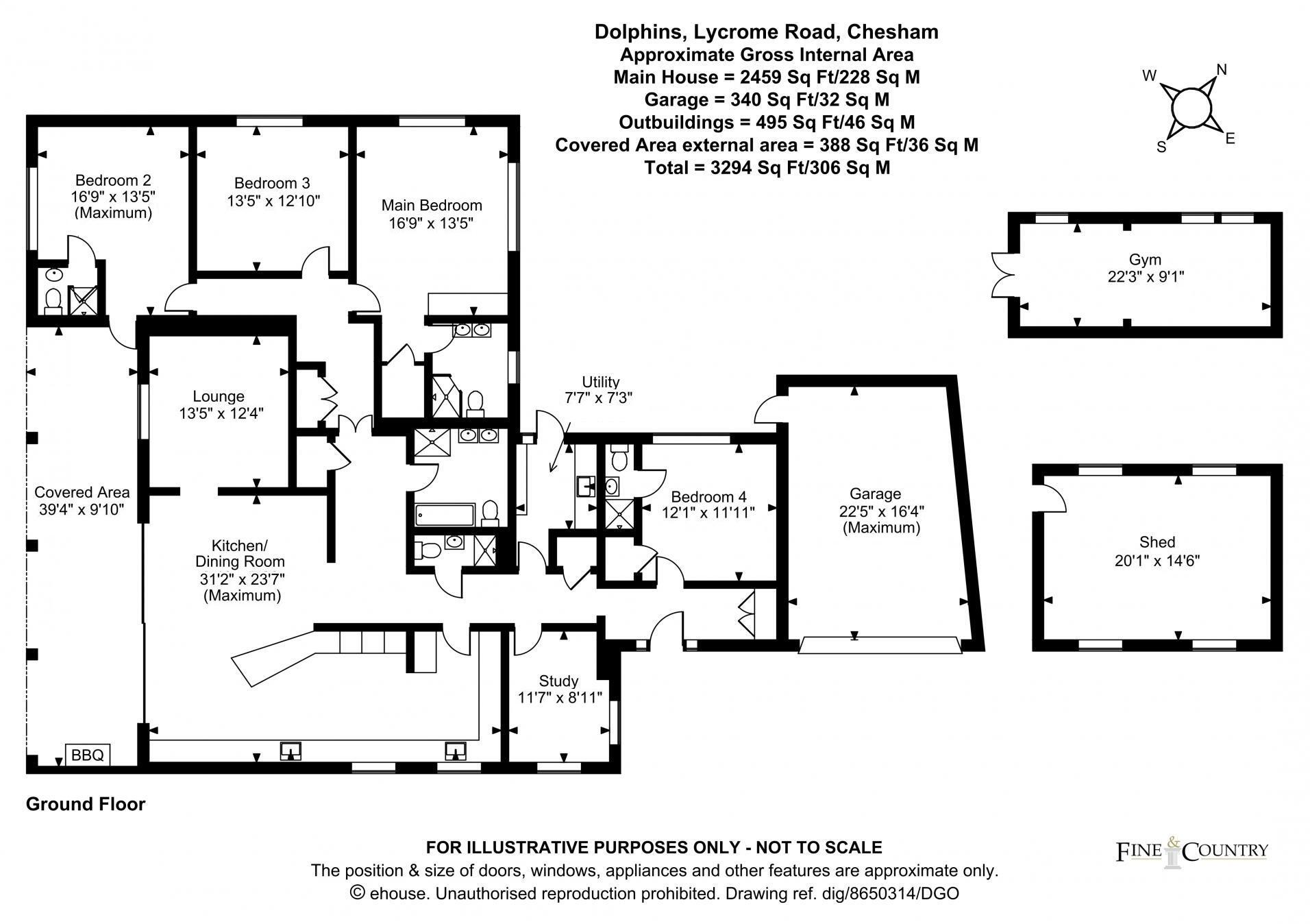 Dolphins, Lycrome Road floorplan