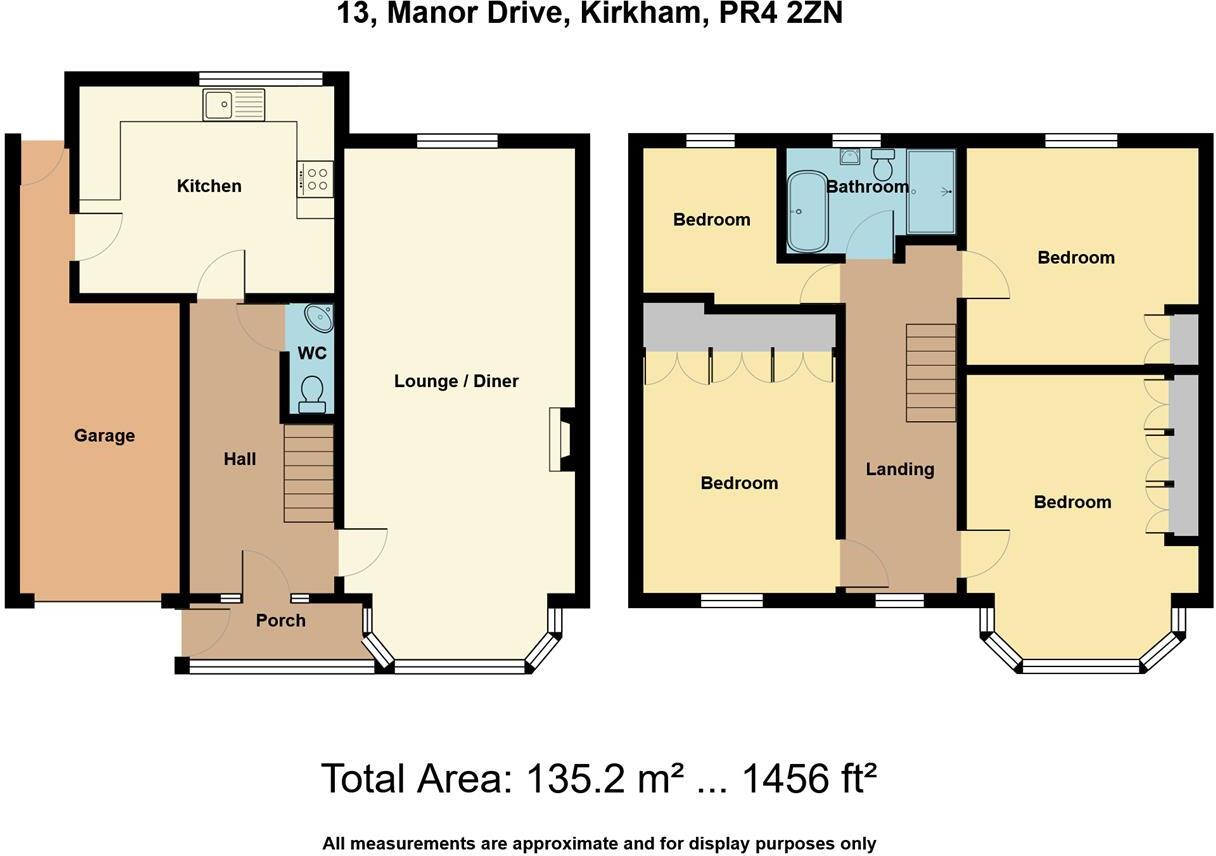 Manor Drive, Kirkham floorplan