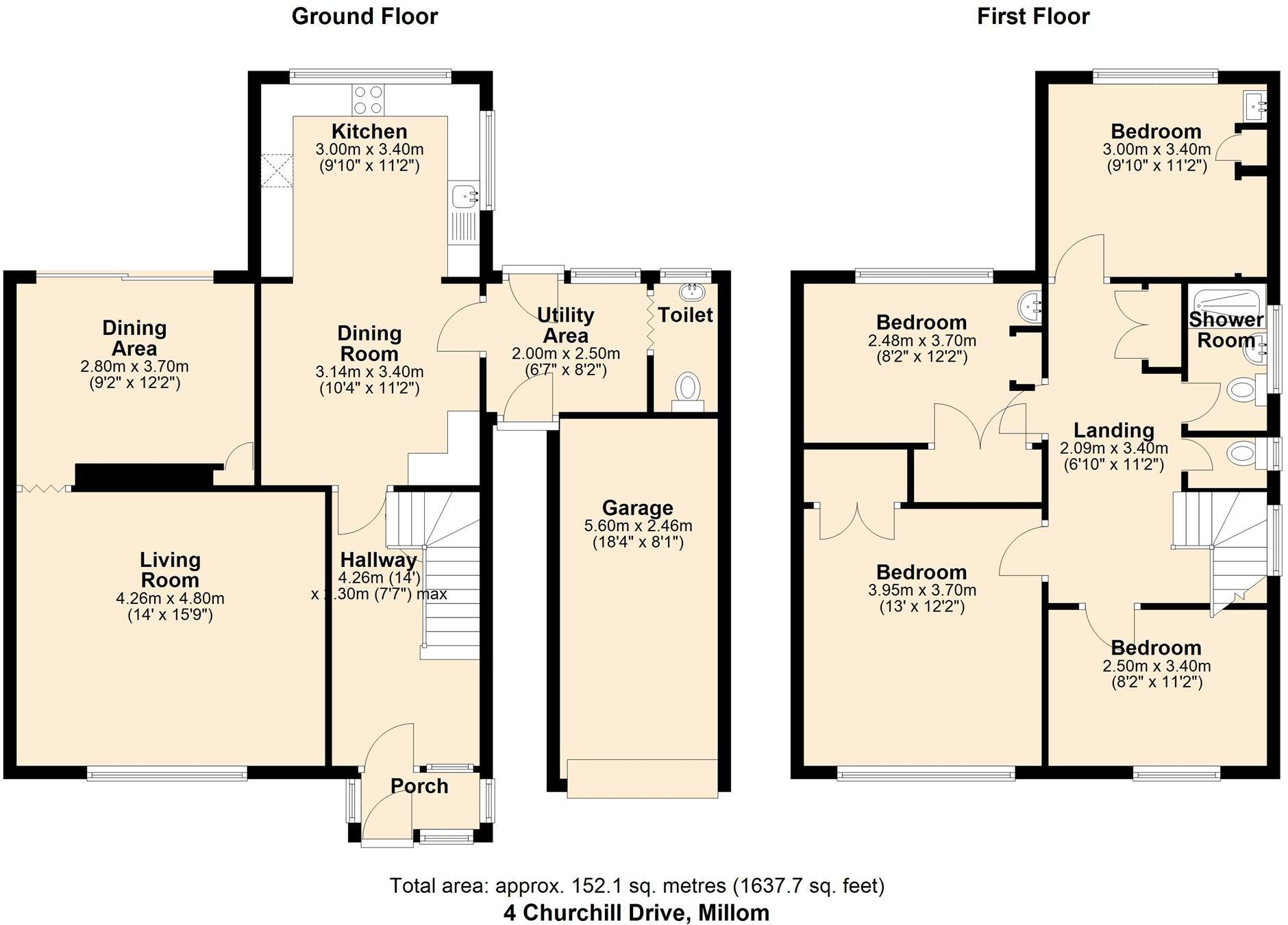 Churchill Drive, MILLOM floorplan