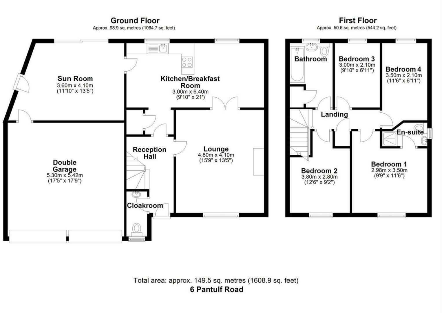 6 Pantulf Road, Wem, Shrewsbury, SY4 5LT floorplan
