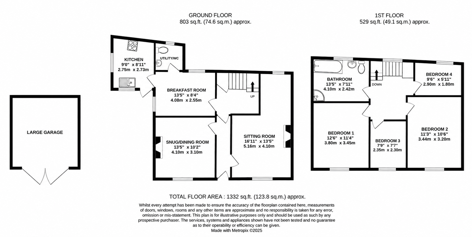 Chestnut House, Bristol Road, Tarnock, BS26 2SB floorplan